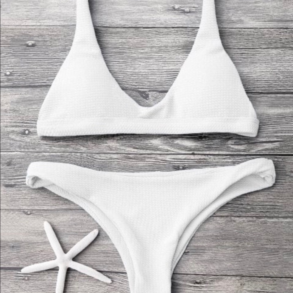 BNWT ZAFUL White bikini
